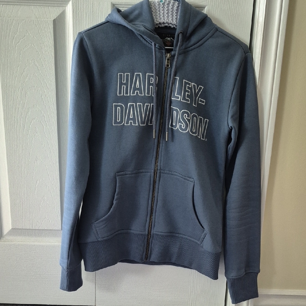Harley-Davidson Blue Relaxed Fit Hoodie